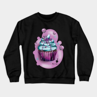 blueberry cupcake Pink&Toxic Crewneck Sweatshirt